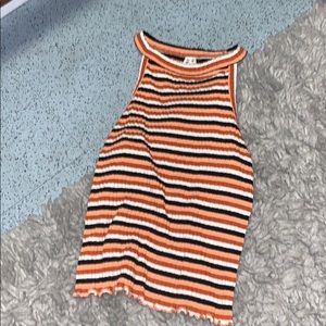 Striped Razorback tank top